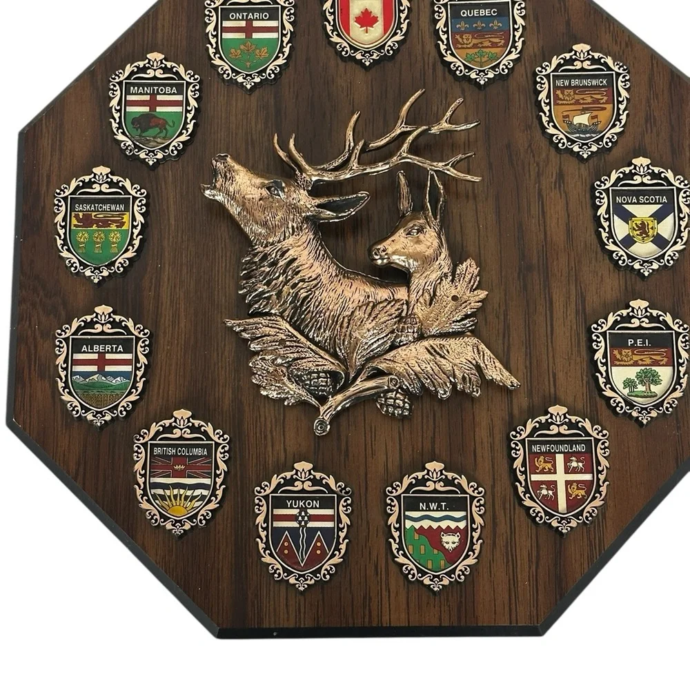 Canadá Wall Plaque, Provincial and Territorial Coats of arms Of Canada